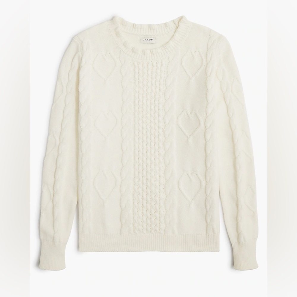 J. Crew Classic White Sweater